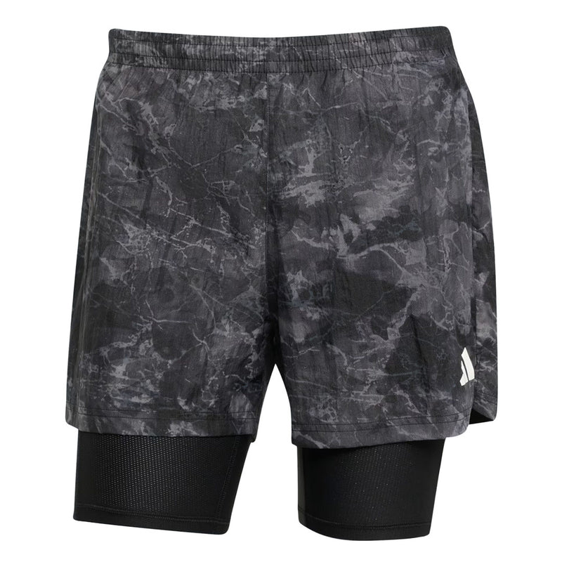 adidas - Men's Own The Run Spray Dye 2-In-1 Shorts (JN9680)
