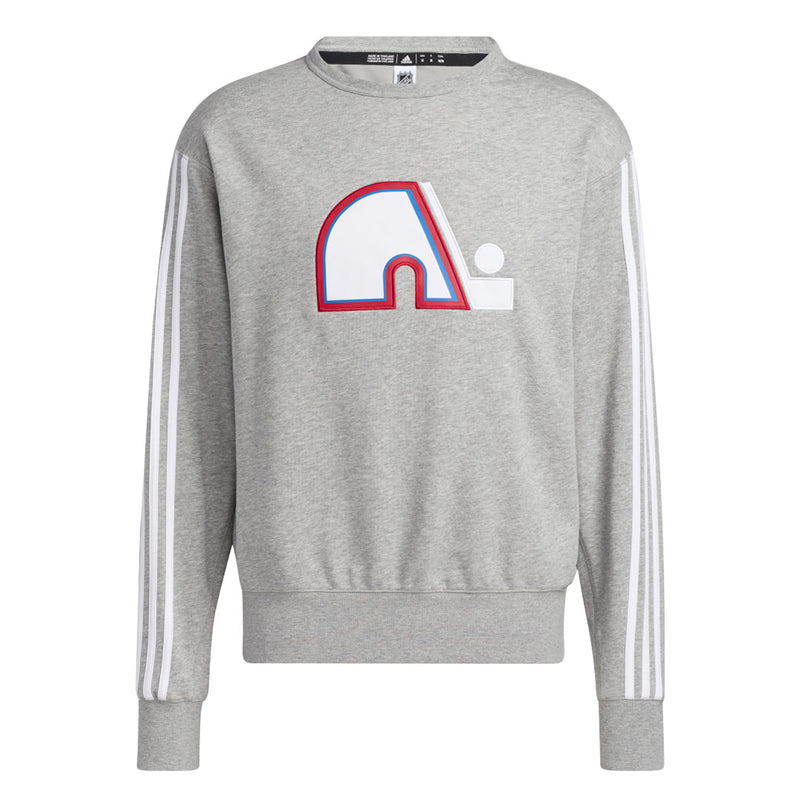adidas - Men's Quebec Nordiques Team Classics Vintage Crew Sweatshirt (GS5017)
