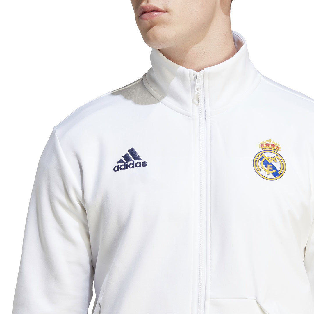 Men s Adidas Real Madrid Anthem Jacket White L