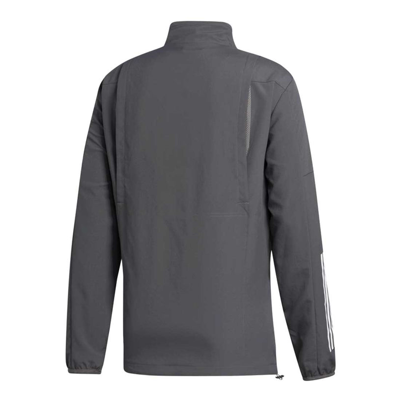 Adidas jacket mens grey sale