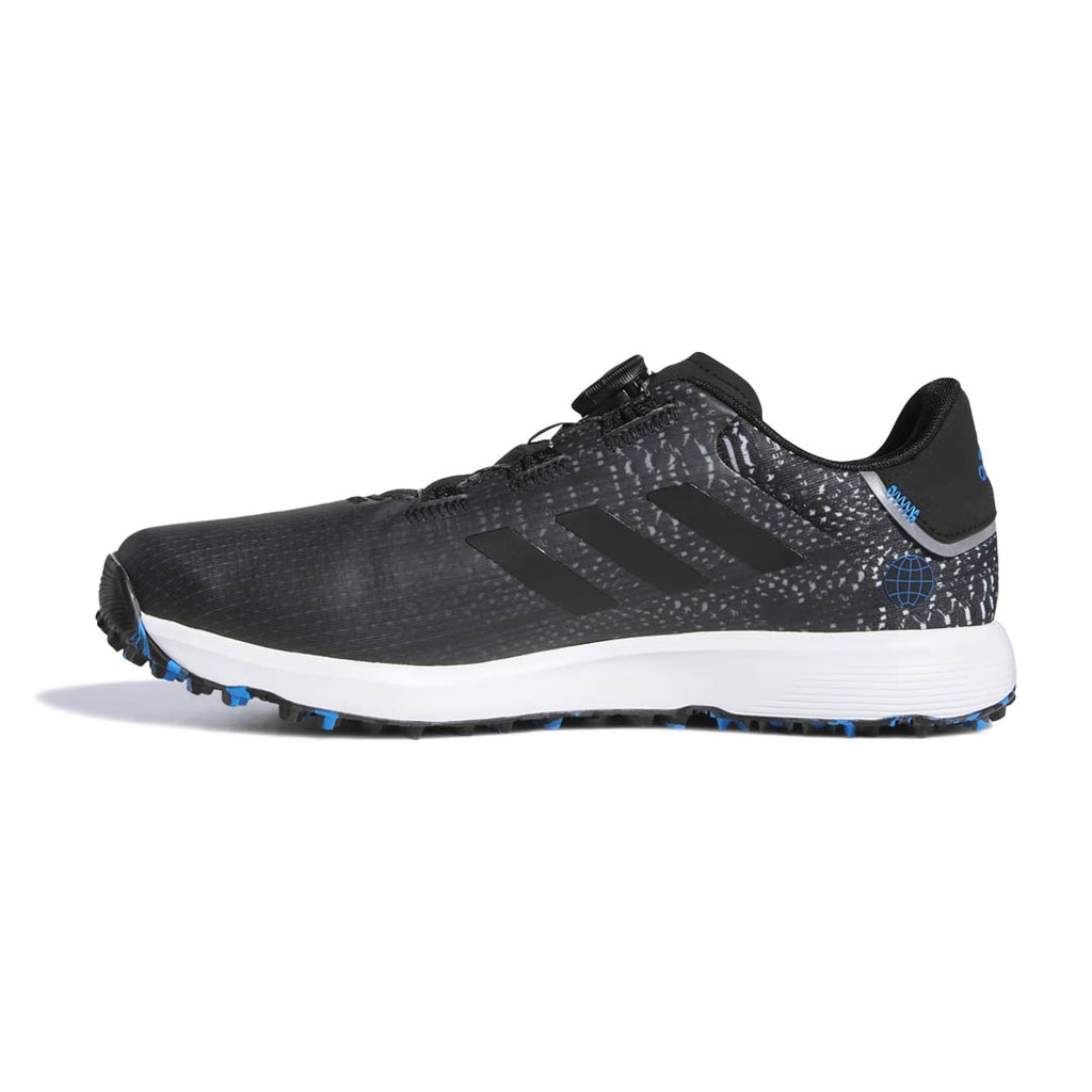 adidas - Chaussures de golf sans crampons S2G Boa pour homme (larges) (GV9789)