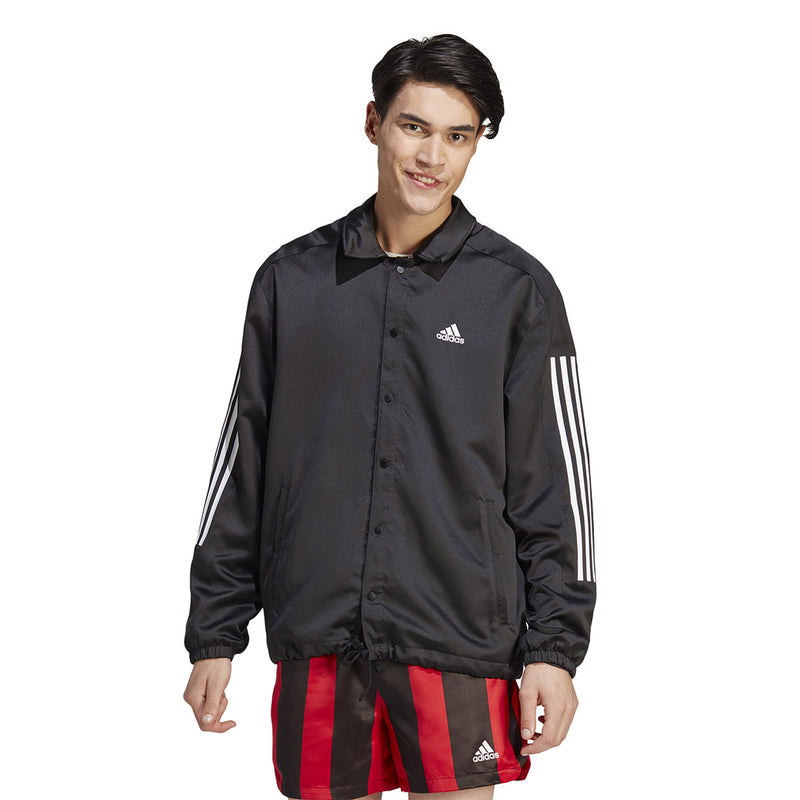 adidas - Veste d'entraîneur en satin pour homme (IB8395) 