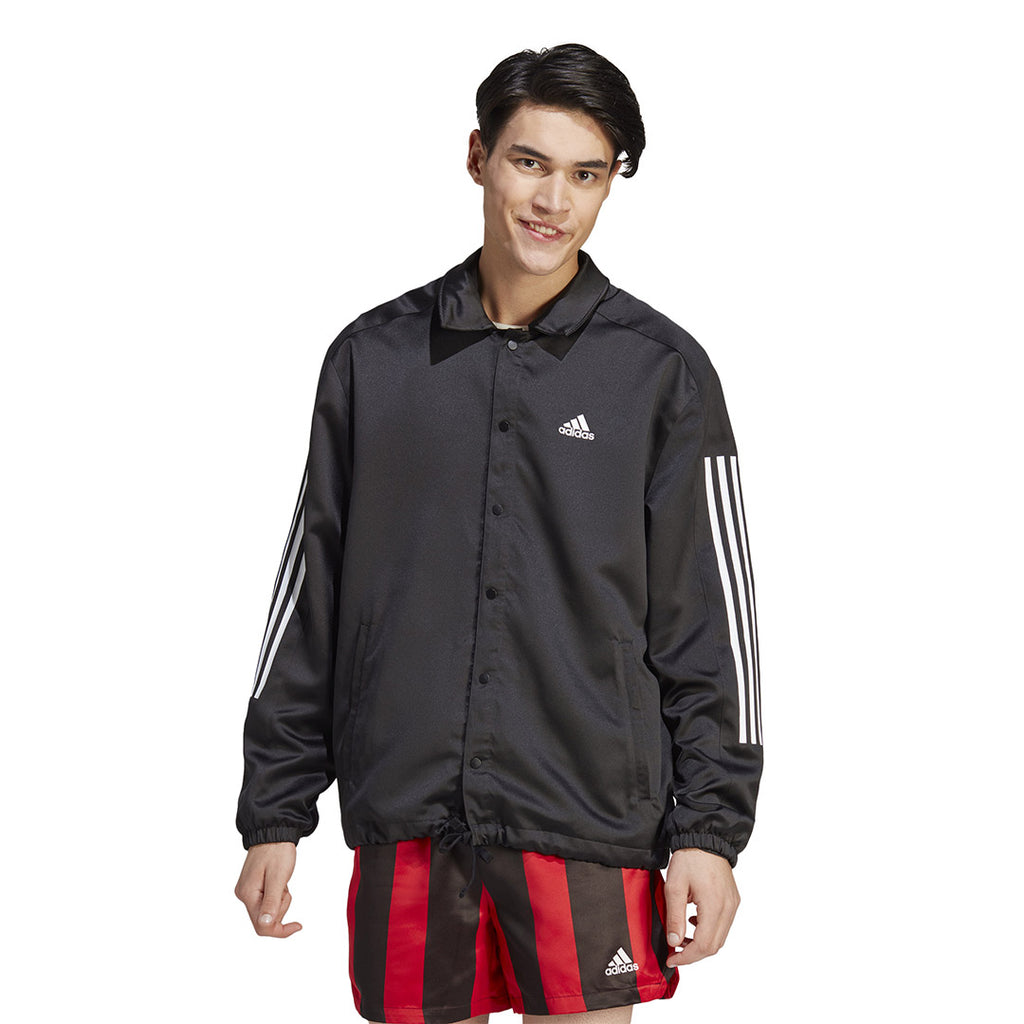 adidas - Veste d'entraîneur en satin pour homme (IB8395) 