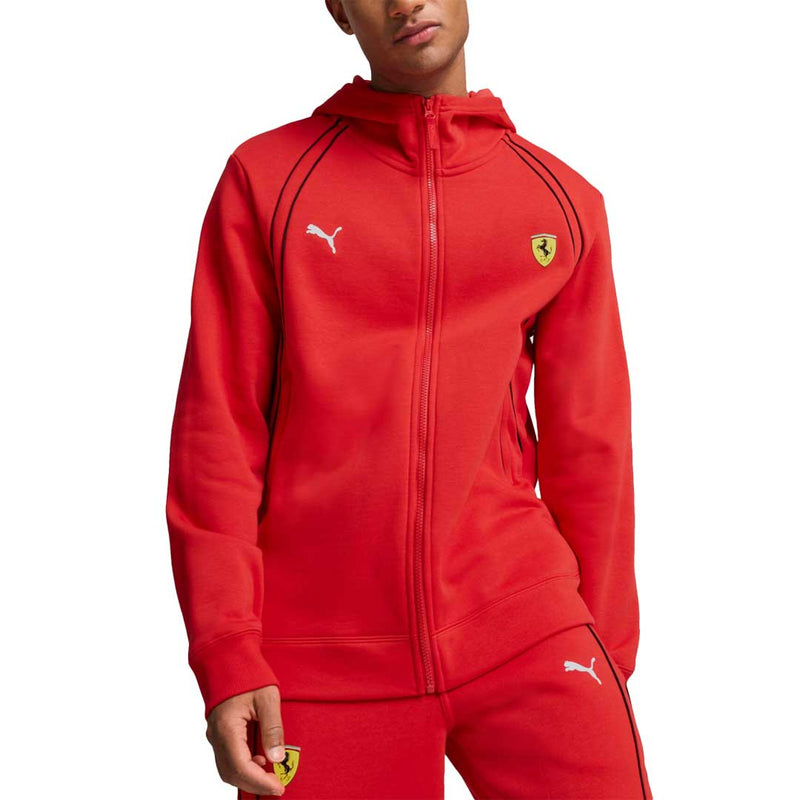 Puma - Sweat à capuche zippé Scuderia Ferrari Race pour homme (627046 02)