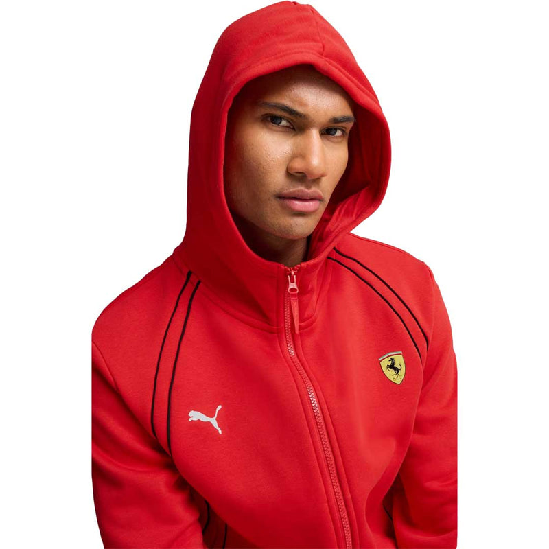 Puma - Sweat à capuche zippé Scuderia Ferrari Race pour homme (627046 02)