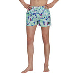 adidas - Short de bain CLX 3" à imprimé floral saisonnier pour homme (HT2120)