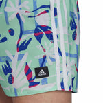 adidas - Short de bain CLX 3" à imprimé floral saisonnier pour homme (HT2120)