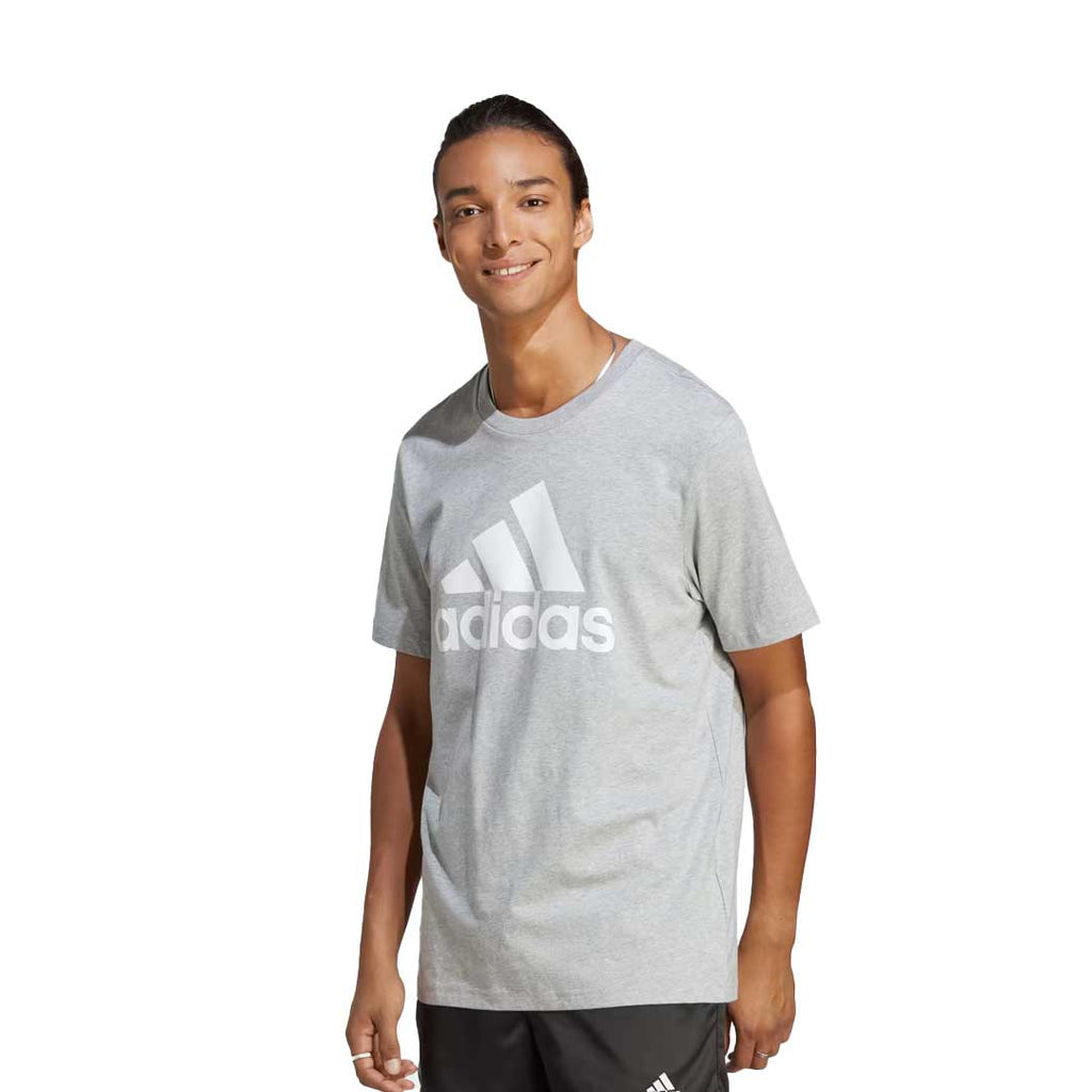 adidas - T-shirt en jersey simple avec grand logo pour hommes (IC9350) 