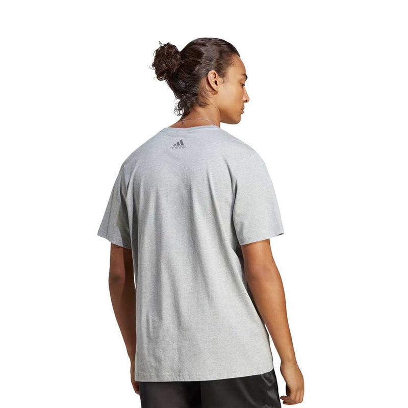 adidas - T-shirt en jersey simple avec grand logo pour hommes (IC9350) 