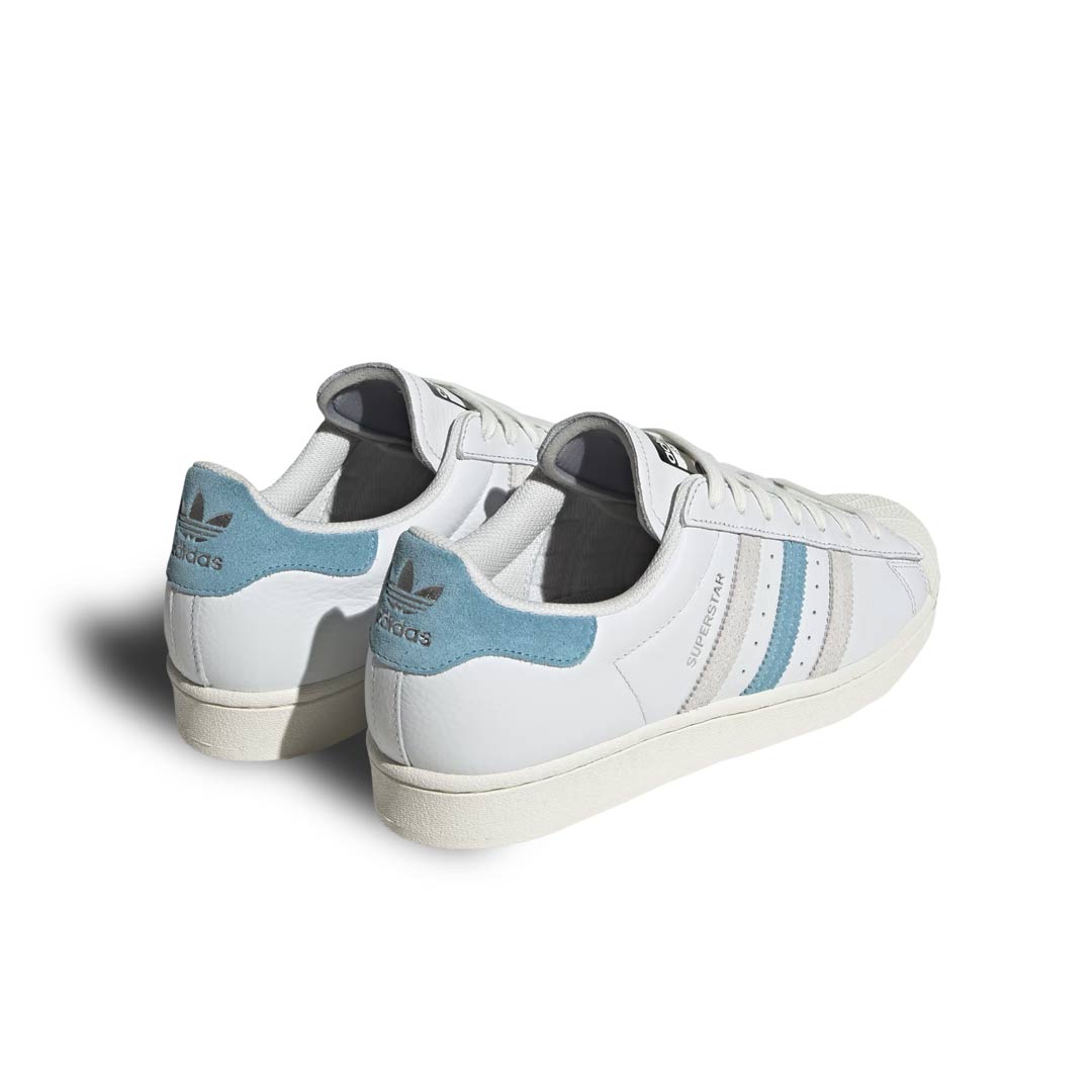 Adidas Men s Superstar Shoes GZ9381 Wht Teal Gry M11