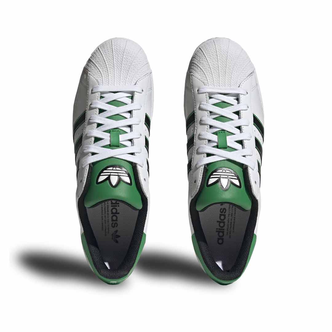 Adidas Men s Superstar Shoes ID4670 Wht Grn Blk M13