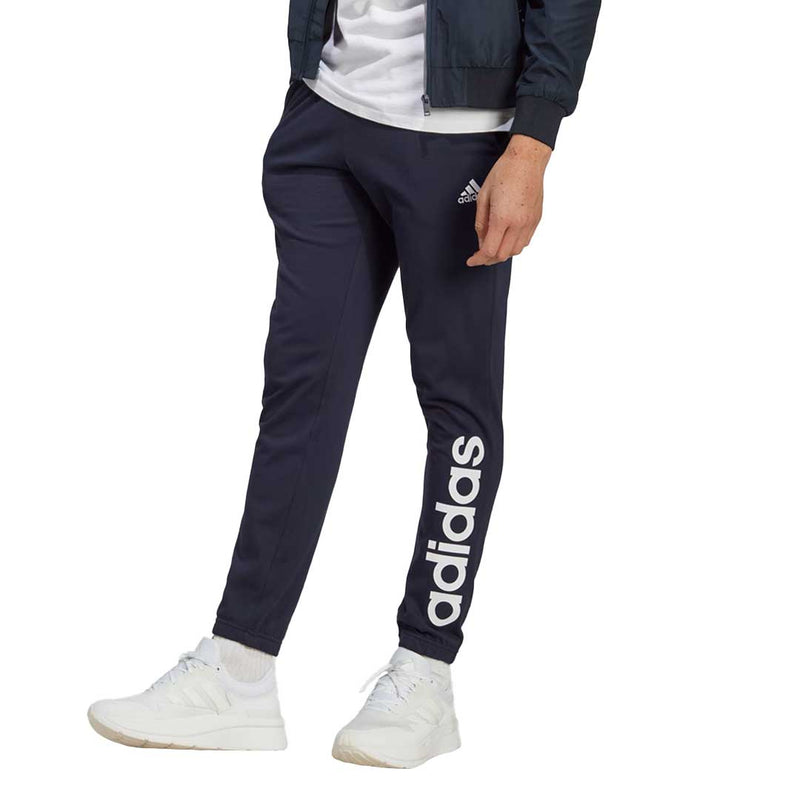 adidas - Pantalon de jogging fuselé à poignets élastiques et logo pour homme (IC0056)