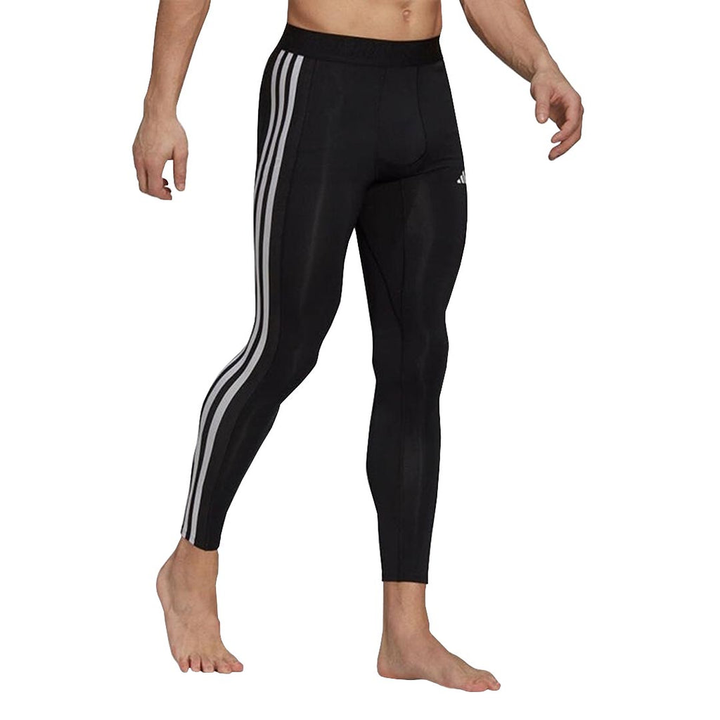 adidas - Men's Techfit 3-Stripes Training Long Tights (HD3530)
