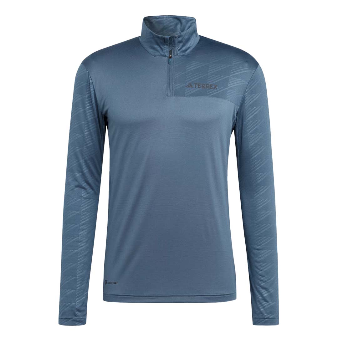 adidas - Men's Terrex Multi Half-Zip Long Sleeve T-Shirt (HM4020
