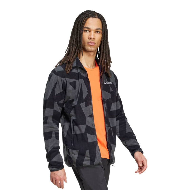 adidas - Men's Terrex Multi Printed Full Zip Fleece Jacket (JY4814)