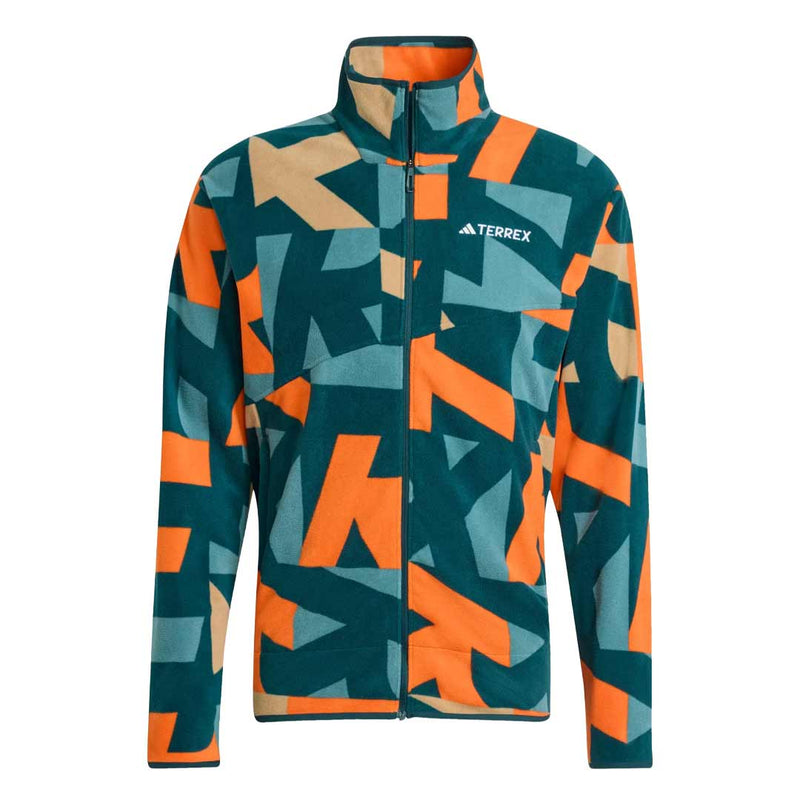 adidas - Men's Terrex Multi Printed Full Zip Fleece Jacket (JM0137)