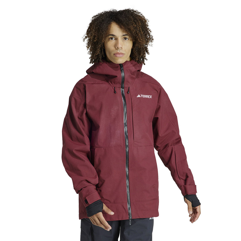 adidas - Veste Terrex Techrock 3 couches en nylon recyclé RAIN.RDY pour homme (IB4219) 