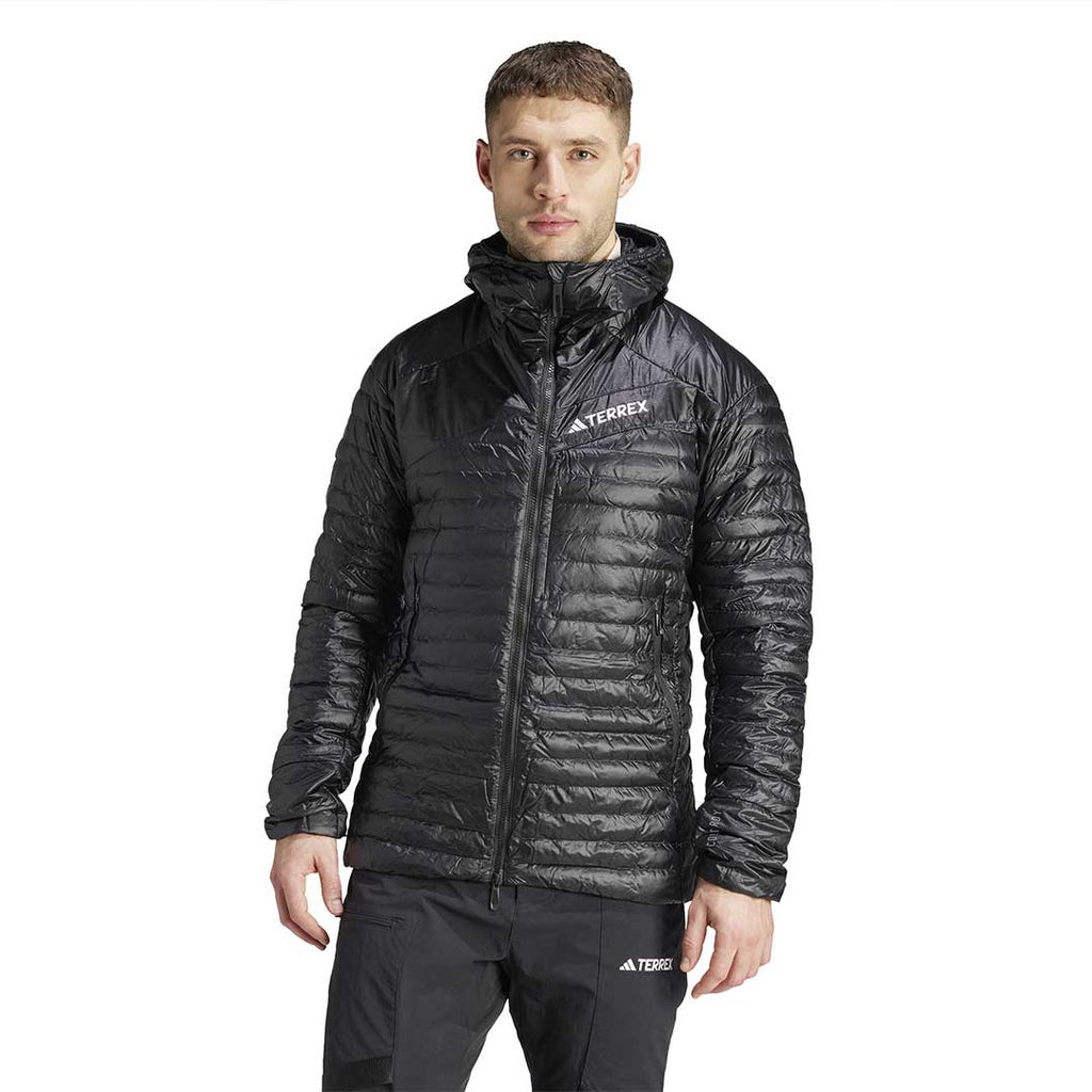 adidas - Men's Terrex Techrock Down Hooded Jacket (IB4177)