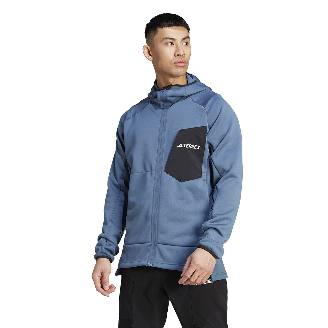 adidas - Men's Terrex Xperior Medium Fleece Hooded Jacket (IP4143