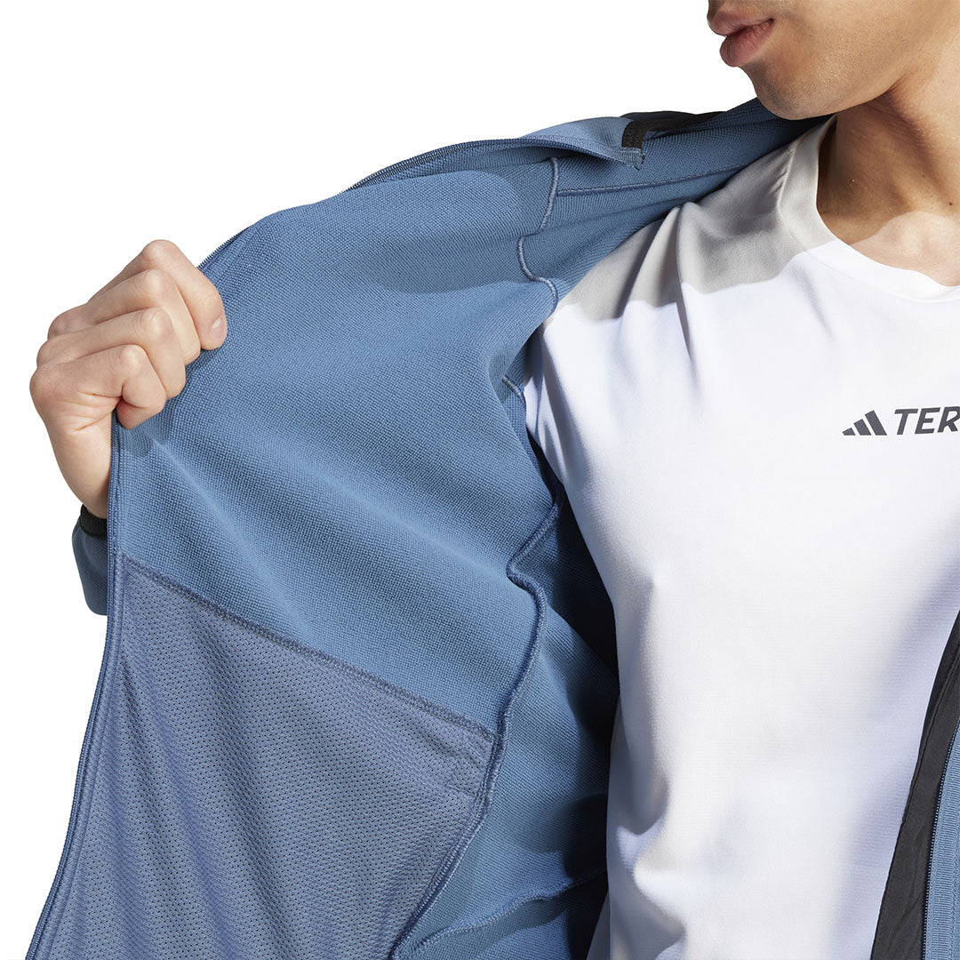 adidas - Men's Terrex Xperior Medium Fleece Hooded Jacket (IP4143