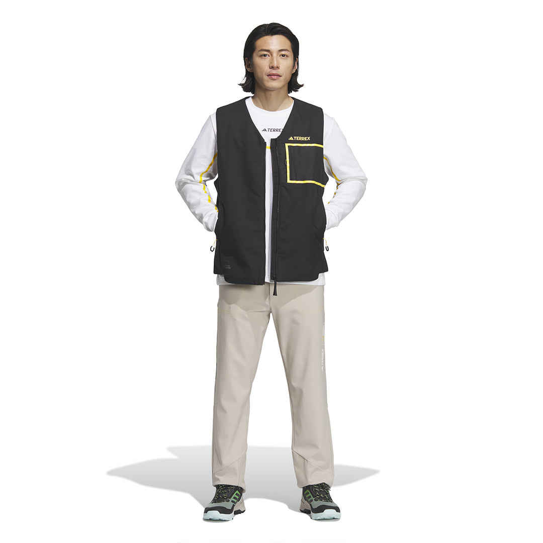 adidas Men s Terrex x National Geographic Fleece Lined Vest IL8992 SVP Sports
