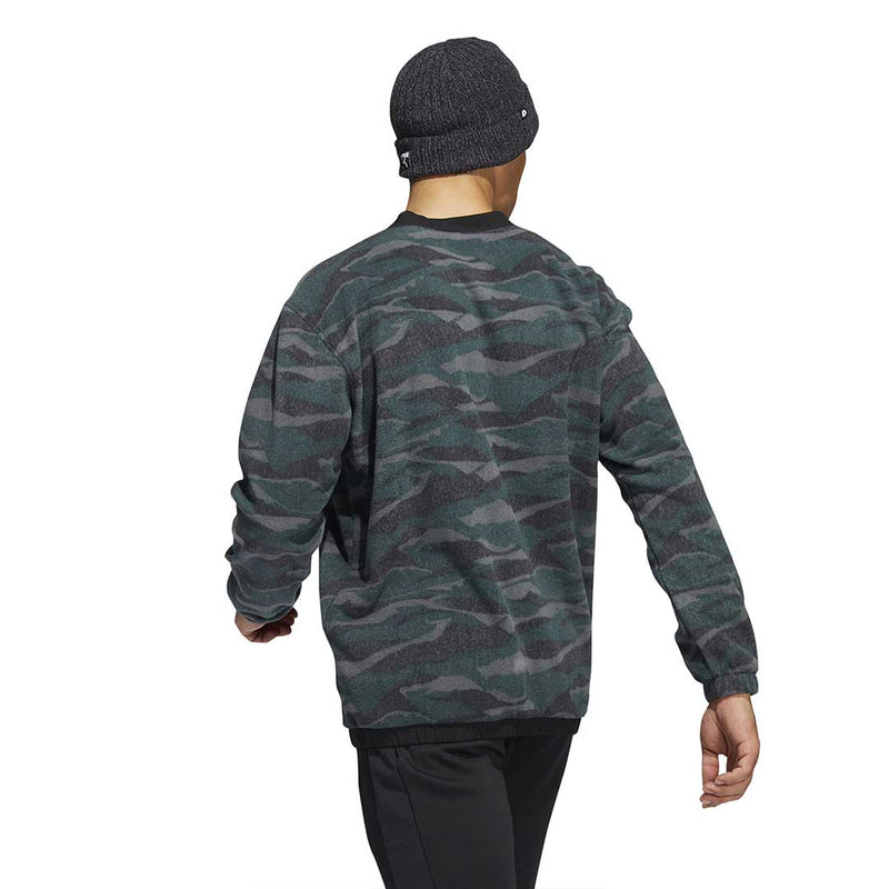 adidas - Sweat-shirt ras du cou à imprimé texturé pour hommes (HF6523) 
