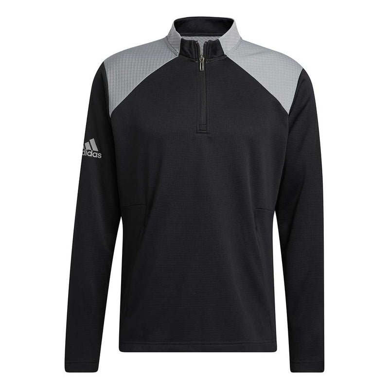adidas - Men's Textured 1/4 Mixed Media Pullover (H62281)