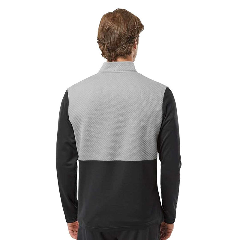 adidas - Men's Textured 1/4 Mixed Media Pullover (H62281)