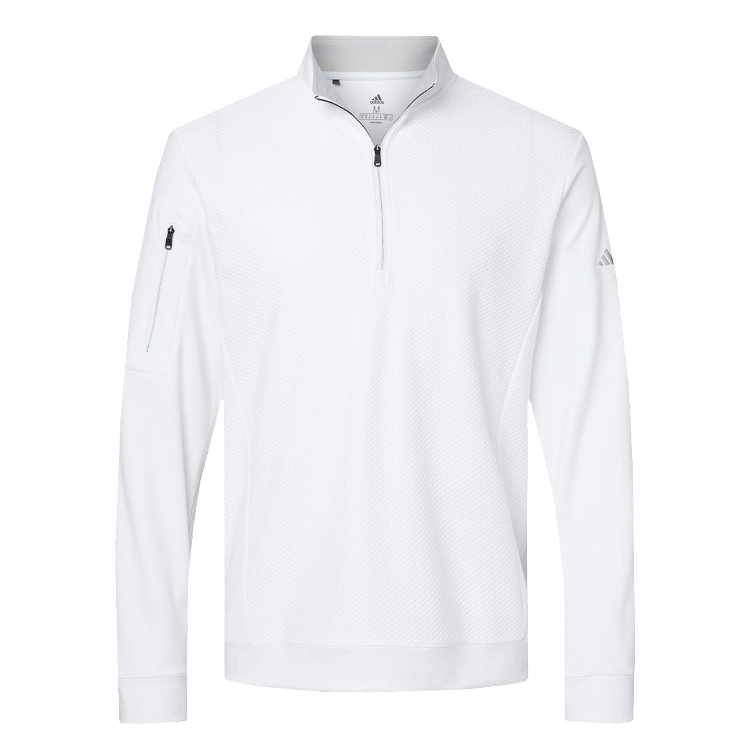 adidas - Men's Textured 1/4 Zip Pullover (DZ7097) – SVP Sports