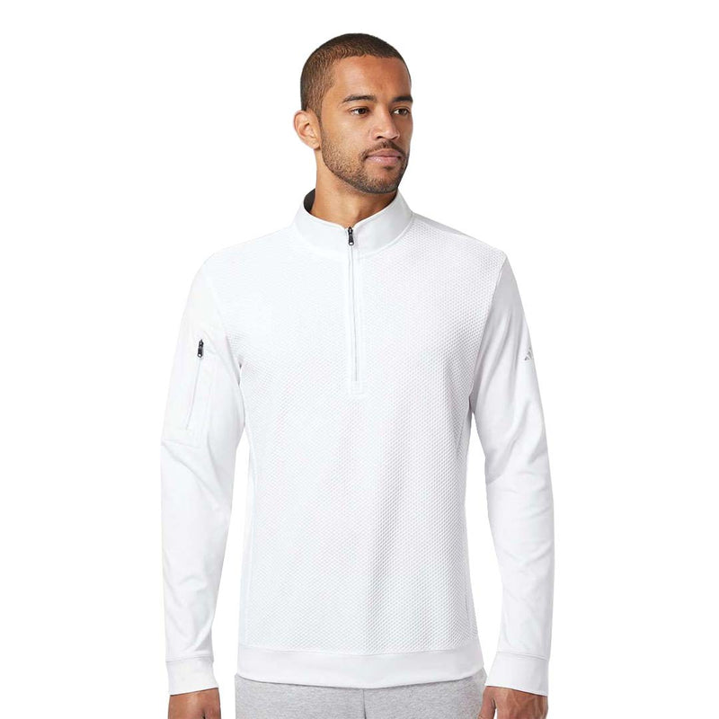 adidas - Men's Textured 1/4 Zip Pullover (DZ7097)