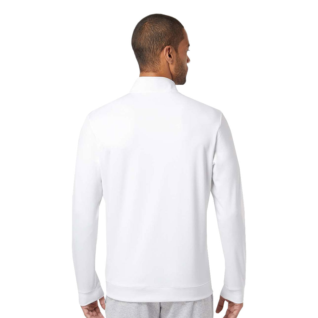 メンズウェア BRIEFING HALF ZIP White M brg221m38 adidas - Men's Performance Texture Quarter-Zip Pullover