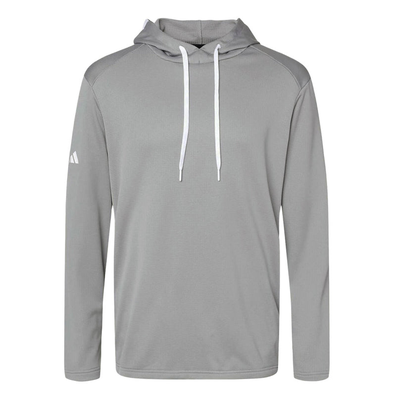 adidas - Men's Textured Midweight Hoodie (GU3939 GRY)