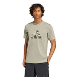adidas - Men's Train Essentials Camo Graphic Logo T-Shirt (IW8487)