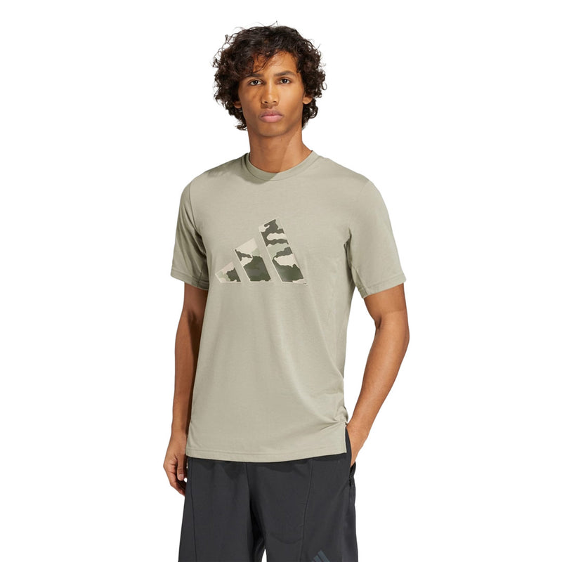 adidas - Men's Train Essentials Camo Graphic Logo T-Shirt (IW8487)