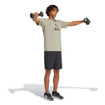 adidas - Men's Train Essentials Camo Graphic Logo T-Shirt (IW8487)