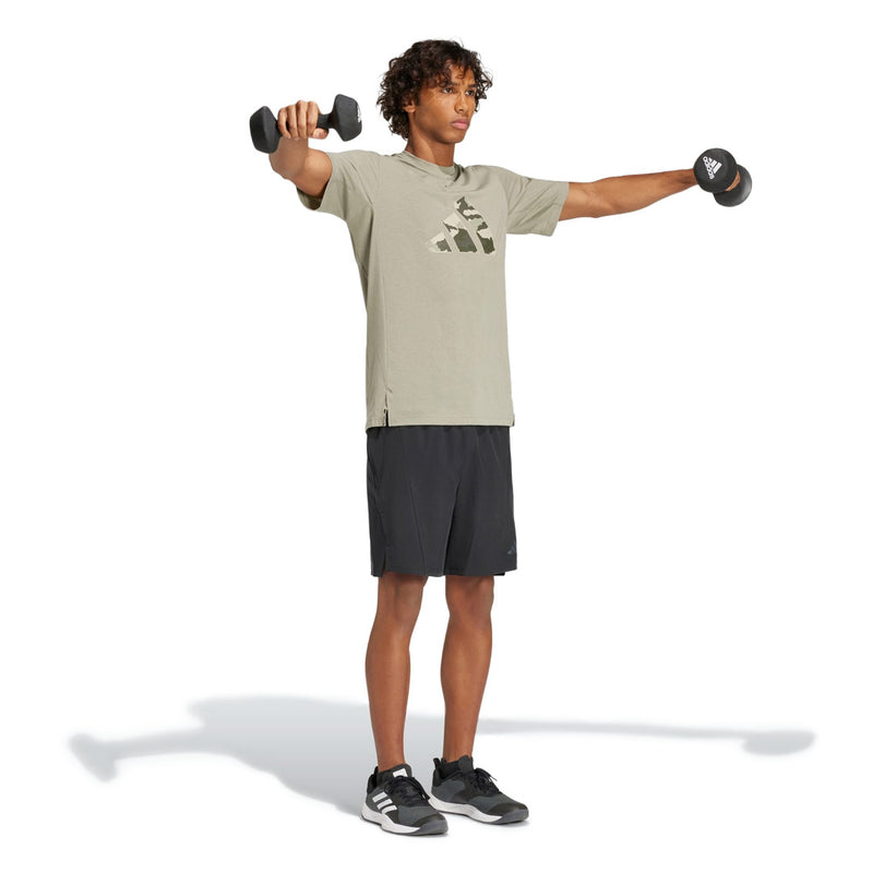 adidas - Men's Train Essentials Camo Graphic Logo T-Shirt (IW8487)