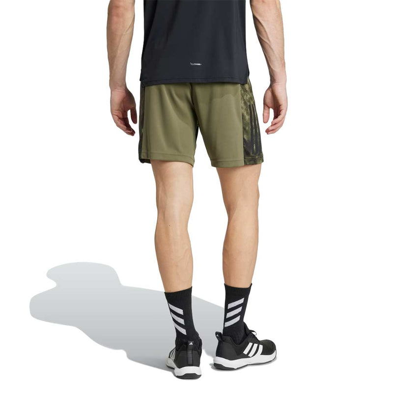 adidas - Men's Train Essentials Seasonal 7 Inch 3-Stripes Shorts (JW9709-7IN)