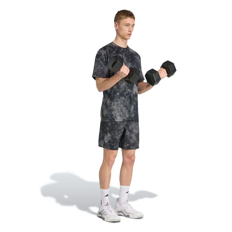 adidas - Men's Train Essentials Seasonal All Over Print T-Shirt (JW9707)