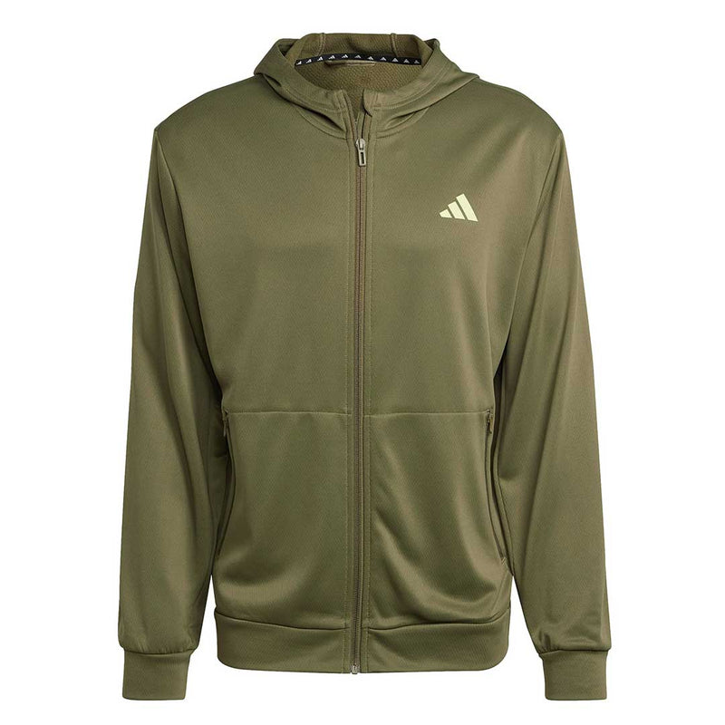 adidas - Men's Train Essentials Seasonal Training Full Zip Hoodie (IJ9613)