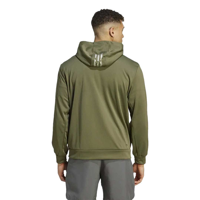 adidas - Men's Train Essentials Seasonal Training Full Zip Hoodie (IJ9613)