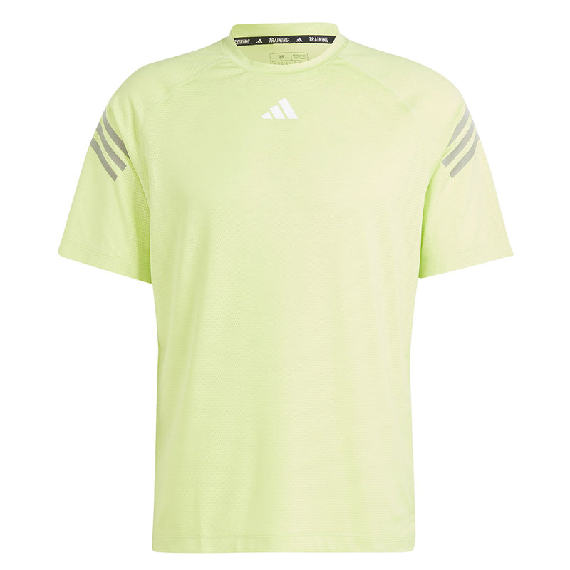 adidas - T-shirt d'entraînement Train Icons à 3 bandes pour hommes (IJ8124) 