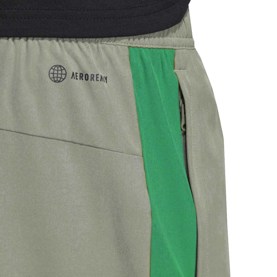 Adidas men's triple stripe foam sliding shorts store