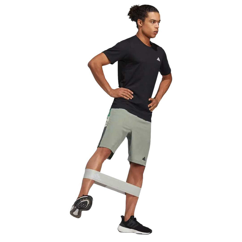 adidas - Short d'entraînement colorblock 3 bandes pour homme (IN5058) 