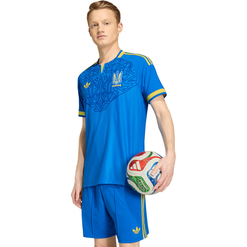 adidas - Men's Ukraine 26 Away Authentic Jersey (KC6044)