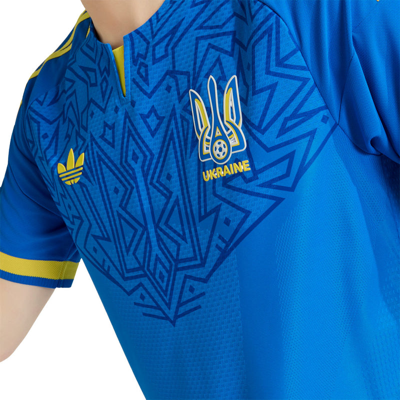 adidas - Men's Ukraine 26 Away Authentic Jersey (KC6044)