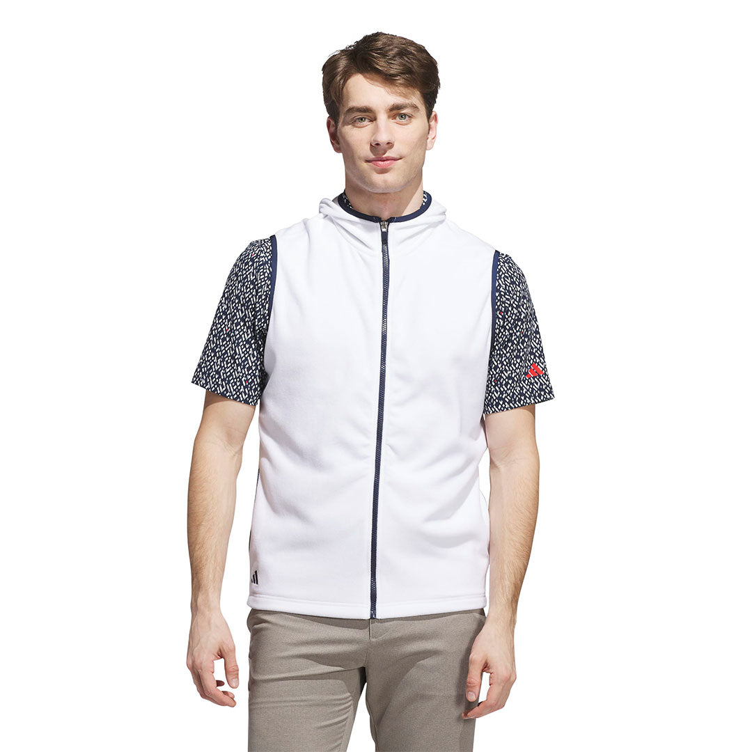adidas - Men's Ultimate365 Fleece Hooded Full Zip Vest (JL5329