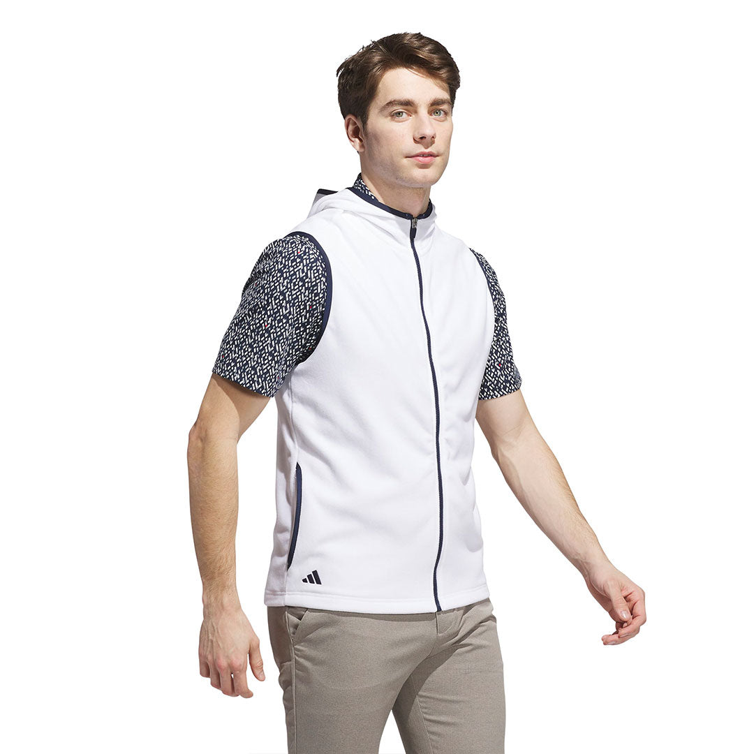 adidas - Men's Ultimate365 Fleece Hooded Full Zip Vest (JL5329