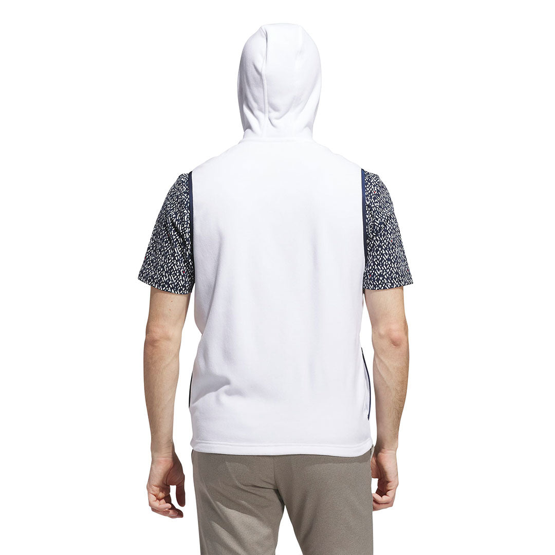 adidas - Men's Ultimate365 Fleece Hooded Full Zip Vest (JL5329