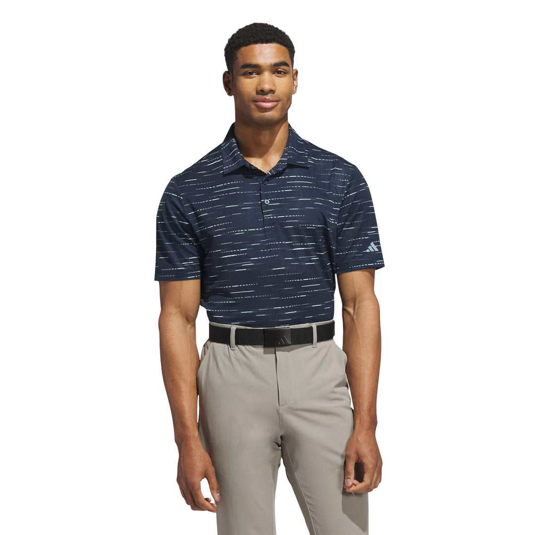 adidas - Men's Ultimate365 Mesh Glimmer Print Polo (JL5279) – SVP
