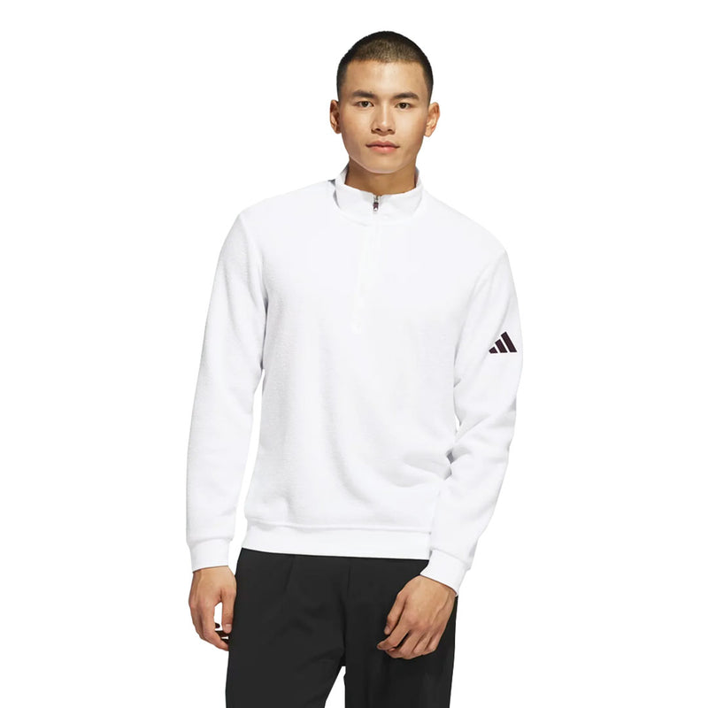 adidas - Men's Ultimate365 Terry Cloth Quarter Zip Pullover (JF4928)